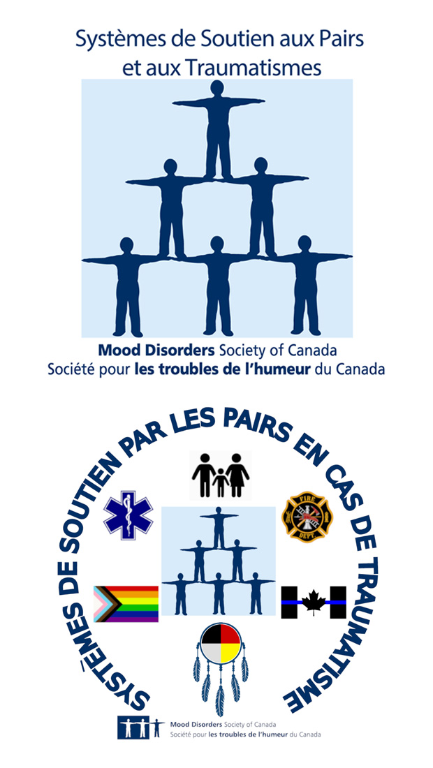 Peer and Trauma Support Logos